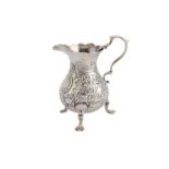 Mixed group - A George III sterling silver cream jug, London 1753 by David Mowden