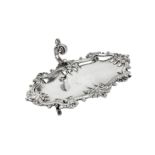 A George II sterling silver snuffers tray, London 1743 by Thomas Gilpin (reg. 24th Sep 1730)