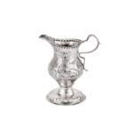 A George III sterling silver cream jug, London 1778 possibly by George Smith I