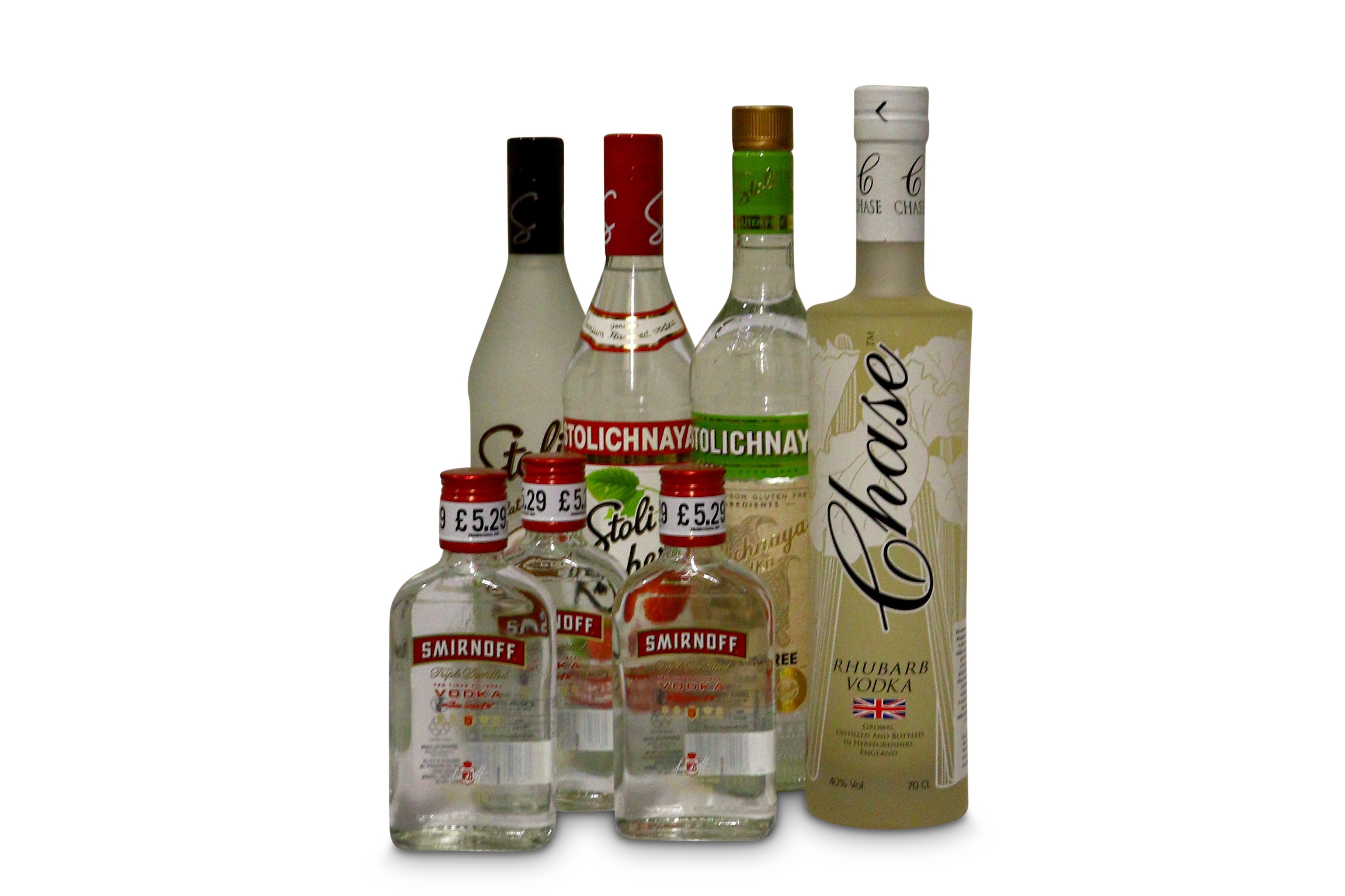 An assortment of Vodka of Russian Heritage