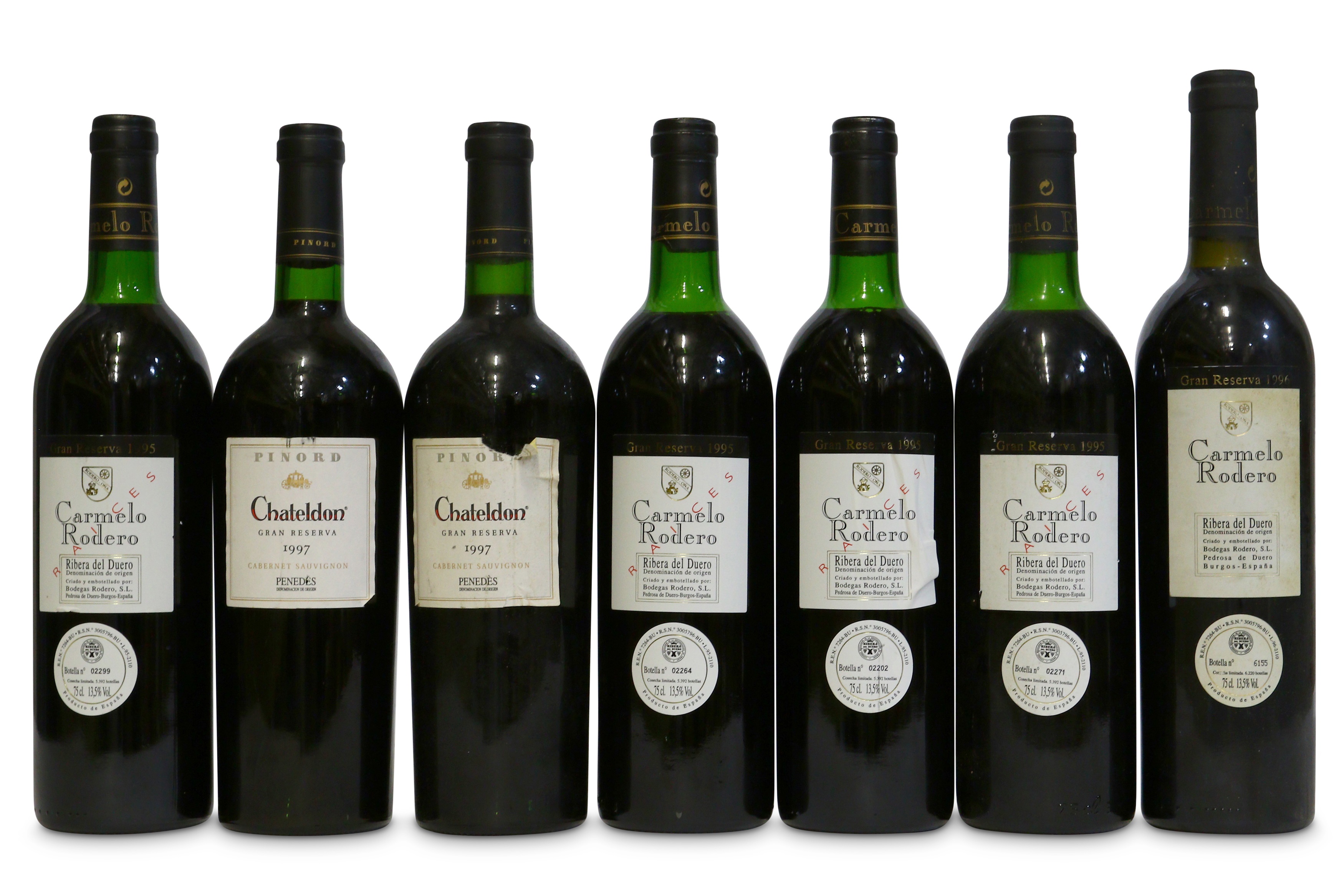 Assorted Spanish Reds 1995 to 1997