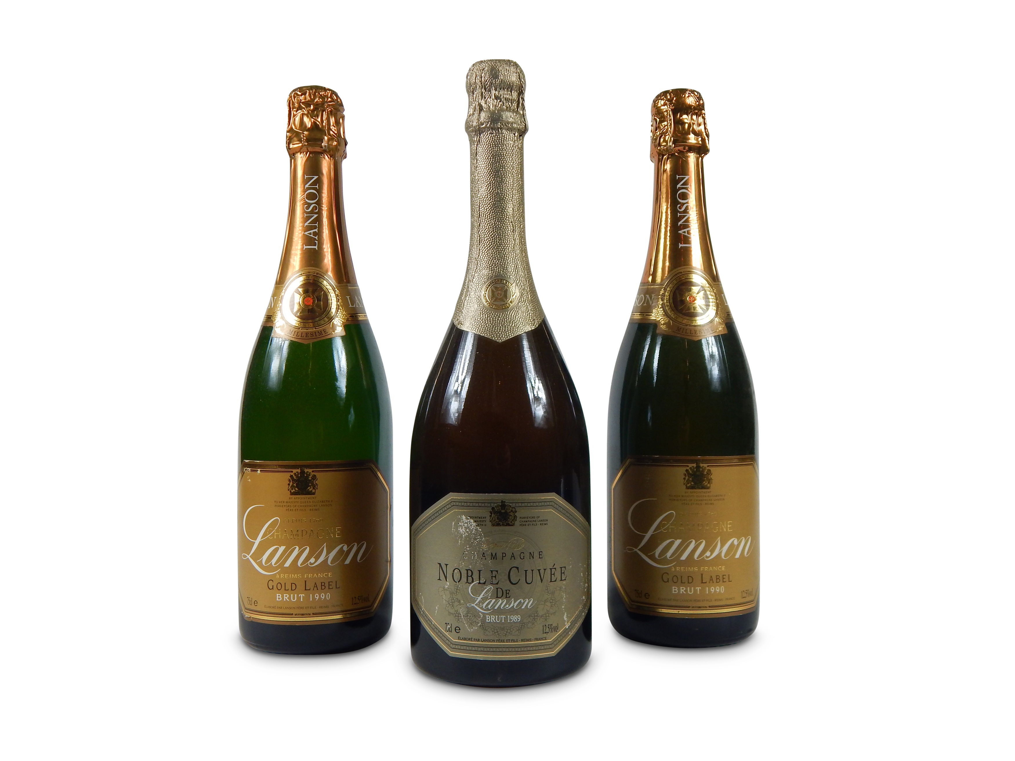 Assorted Lanson Champagnes