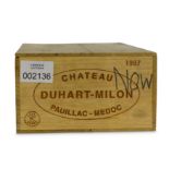 Chateau Duhart-Milon 1997 in Original wooden Case.