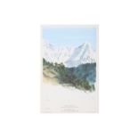 Prince Charles - Sun Print of Annapurna, Nepal