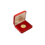 A 1982 22ct Republic of Singapore 500 dollar gold proof coin,