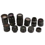 A Selection of SLR Lenses