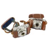 A Pair of Voigtlander Prominent Rangefinder Camera Bodies