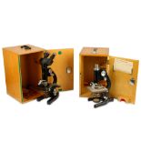 A Pair of Microscopes 20th century Microscopes