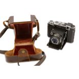 A Zeiss Ikon Super Ikonta B 532/16 Folding Rangefinder Camera