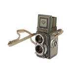 A Rolleiflex 4x4 Grey Baby TLR Camera