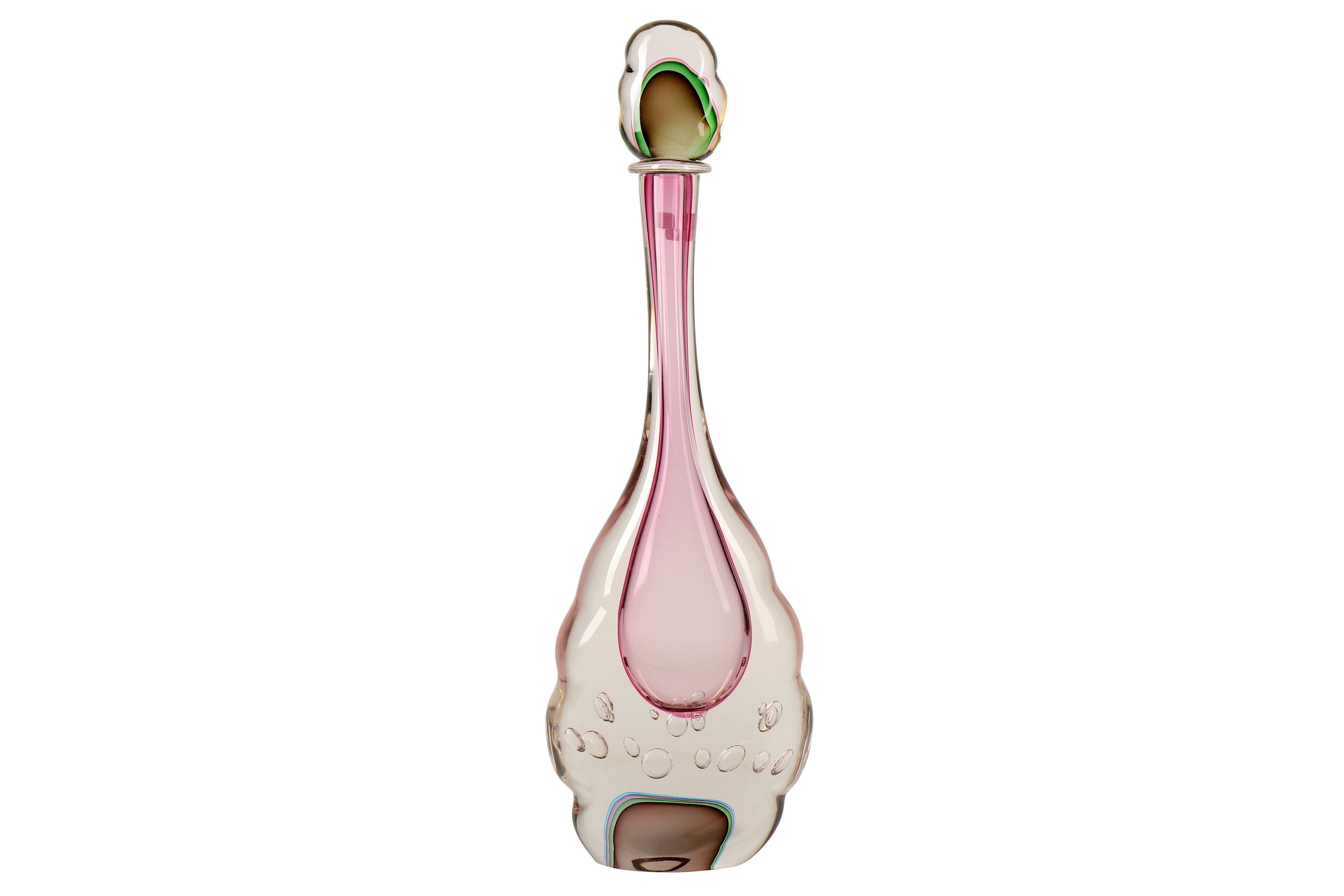 A 20th Century Italian Murano glass bottle vase by Oggetti, - Image 5 of 18