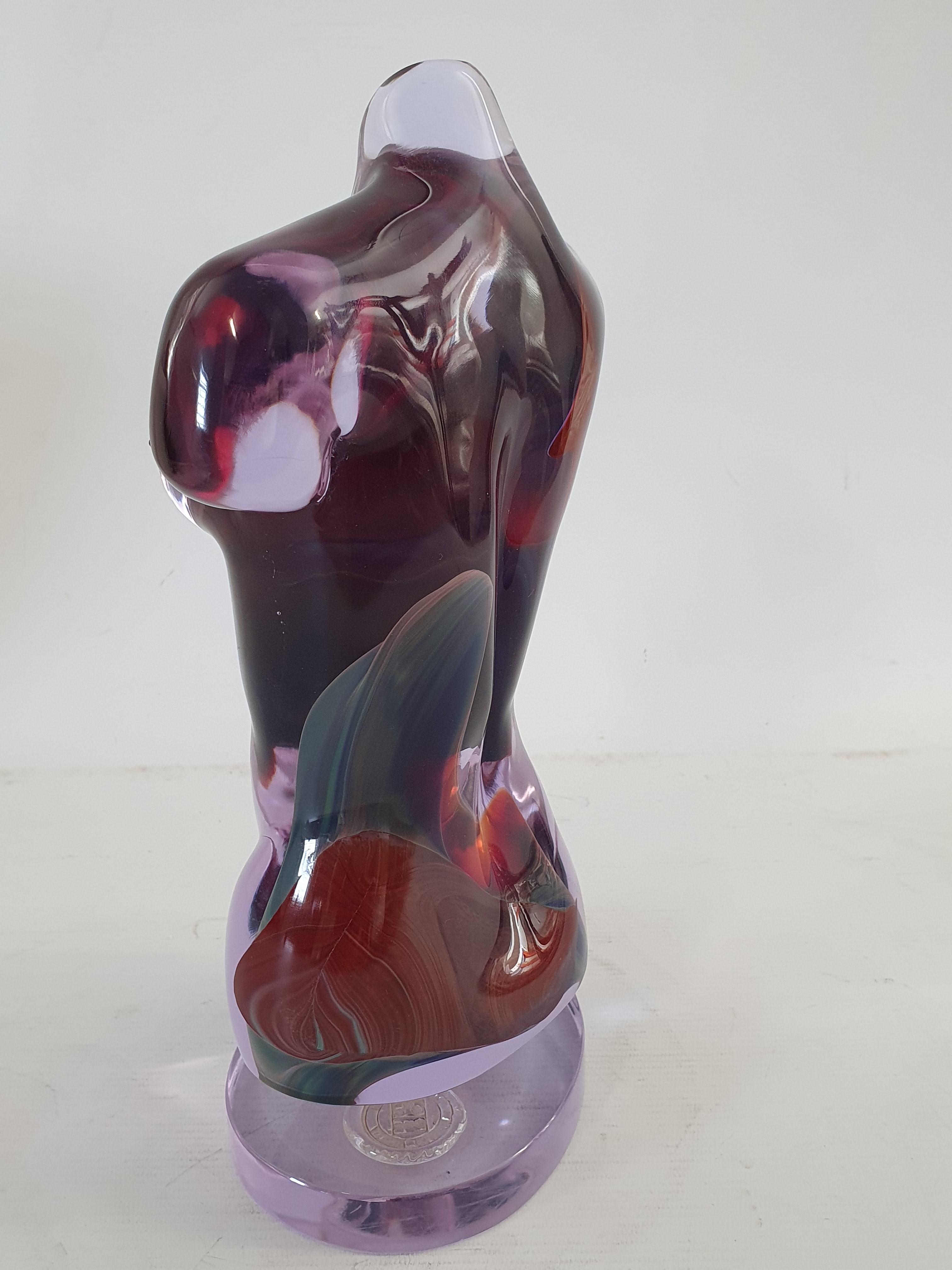 Dino Rosin (b.1948) An Italian Murano glass Sculpture 'Aphrodite' - Image 7 of 16