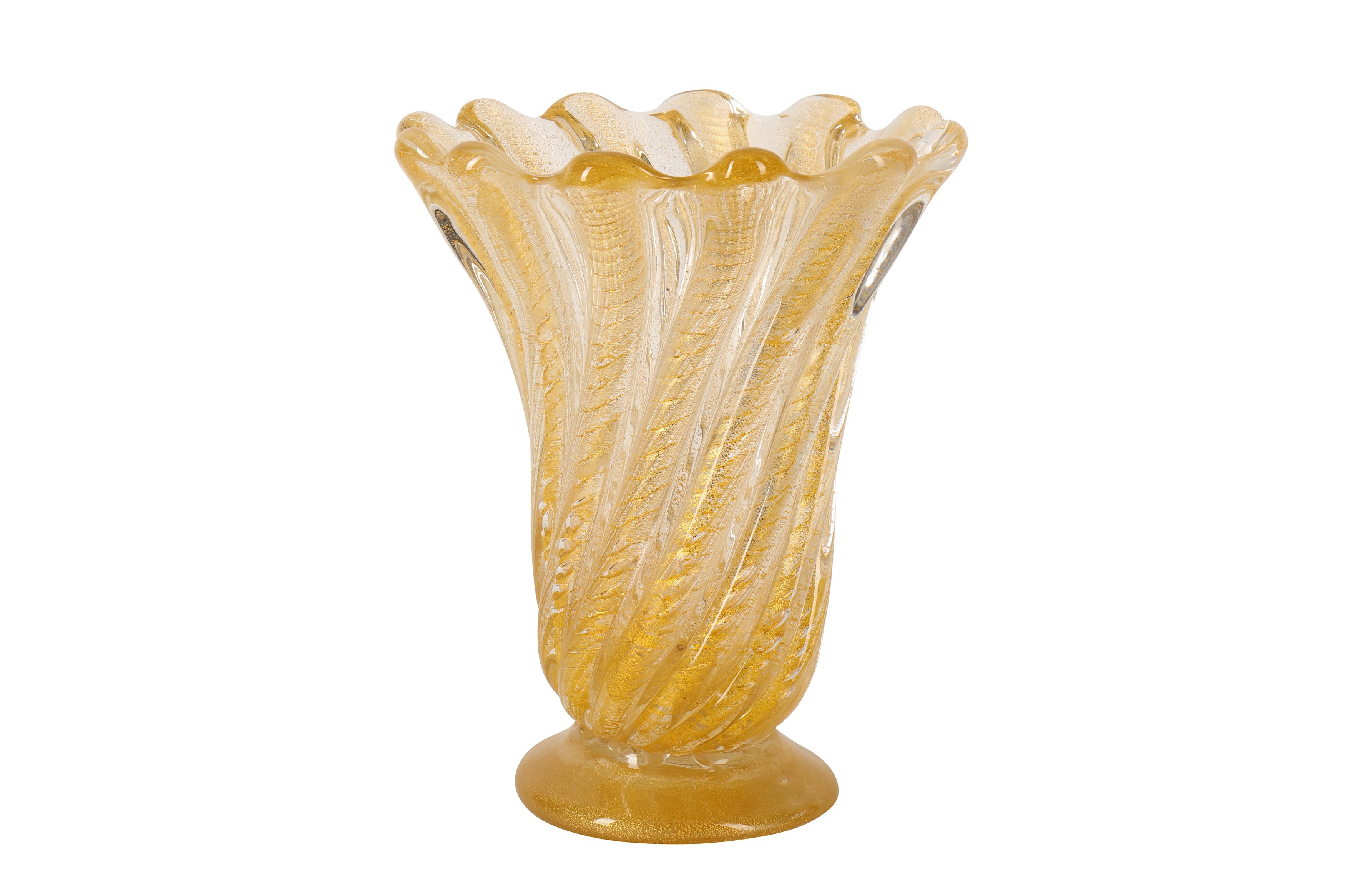 A 20th Century Murano glass vase in the manner of Barovier - Image 3 of 3