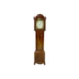 An early 19th century mahogany longcase clock