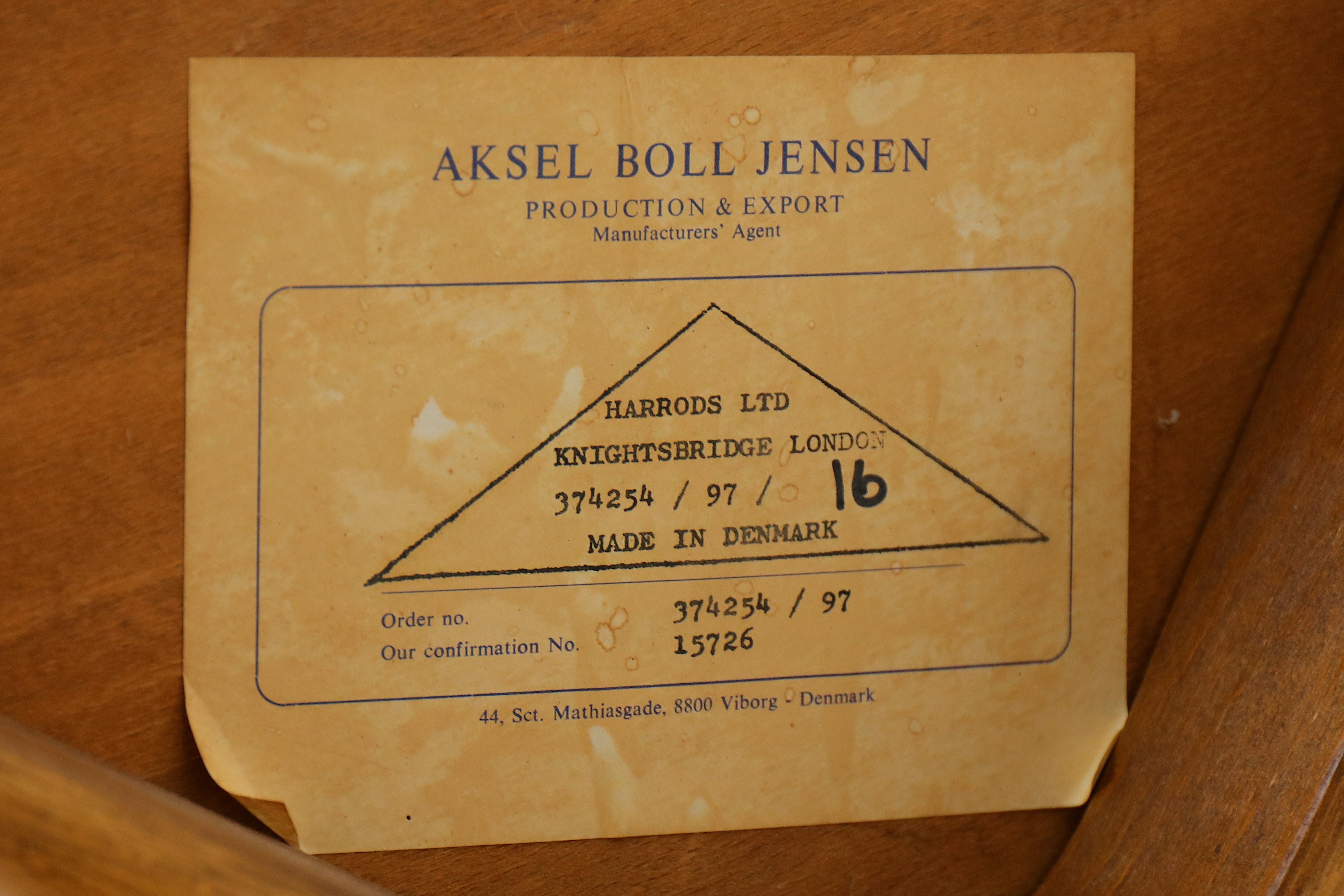 Aksel Boll Jensen - Denmark - A teak dining suite - Bild 2 aus 7