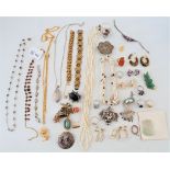 A group lot of jewellery and costume jewellery