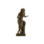 Francisque Joseph Duret (French, 1804-1865): A bronze figureof a Neapolitan youth entitled