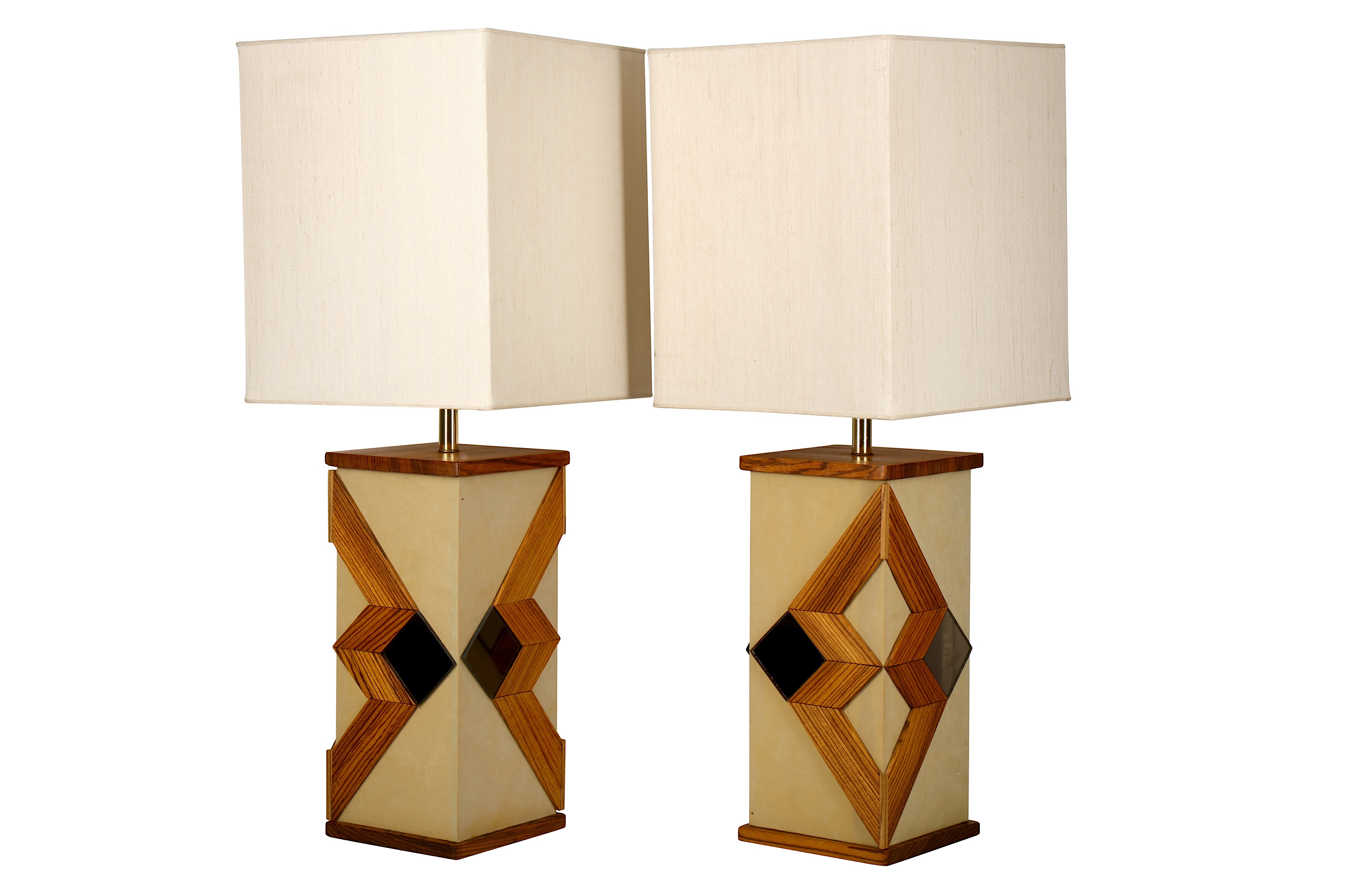A pair of 1970s large table lamps, - Image 2 of 2