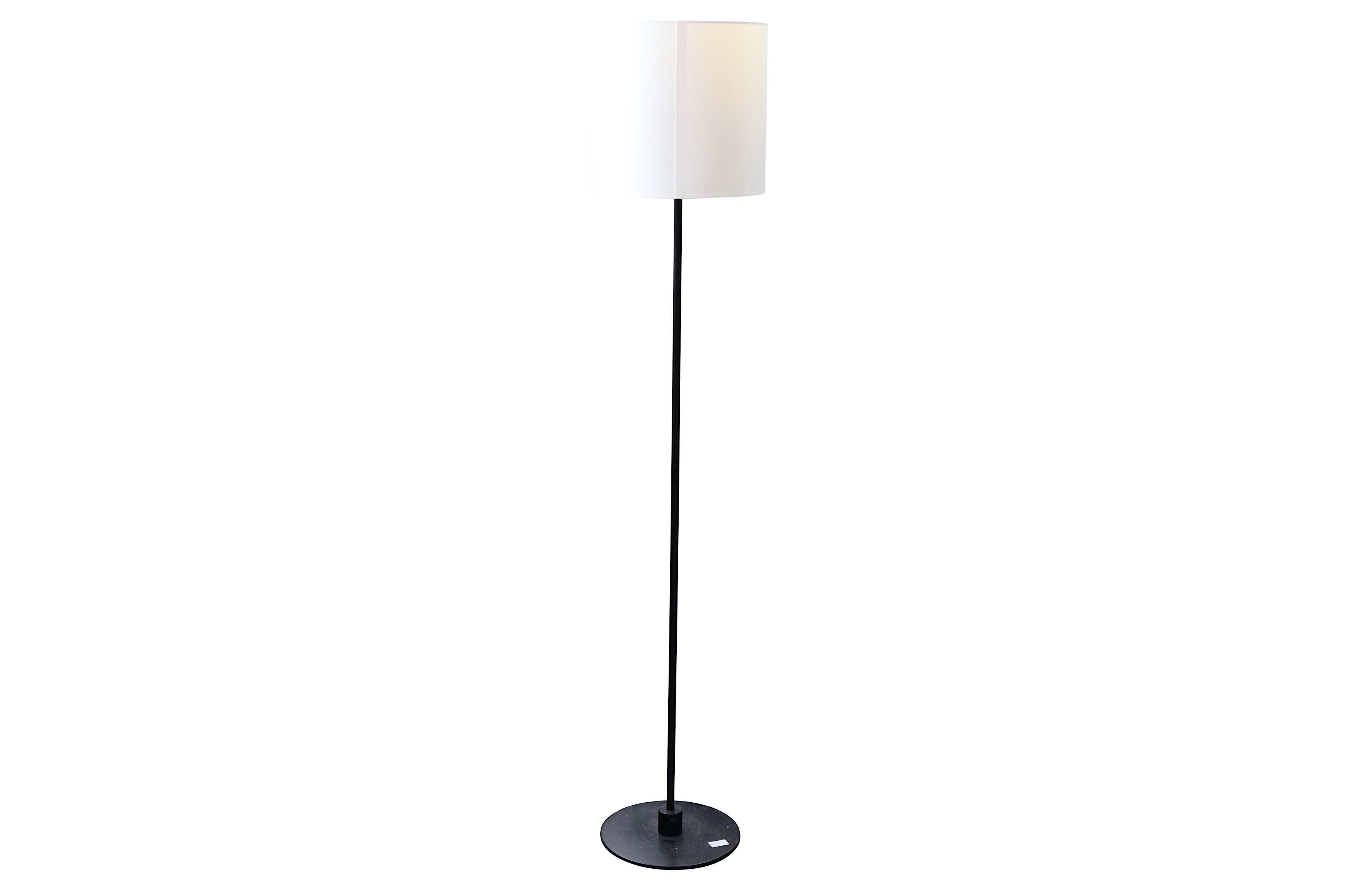 Le Klint, a Danish black painted metal standard lamp