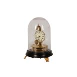 A late 19th century German flying pendulum clock