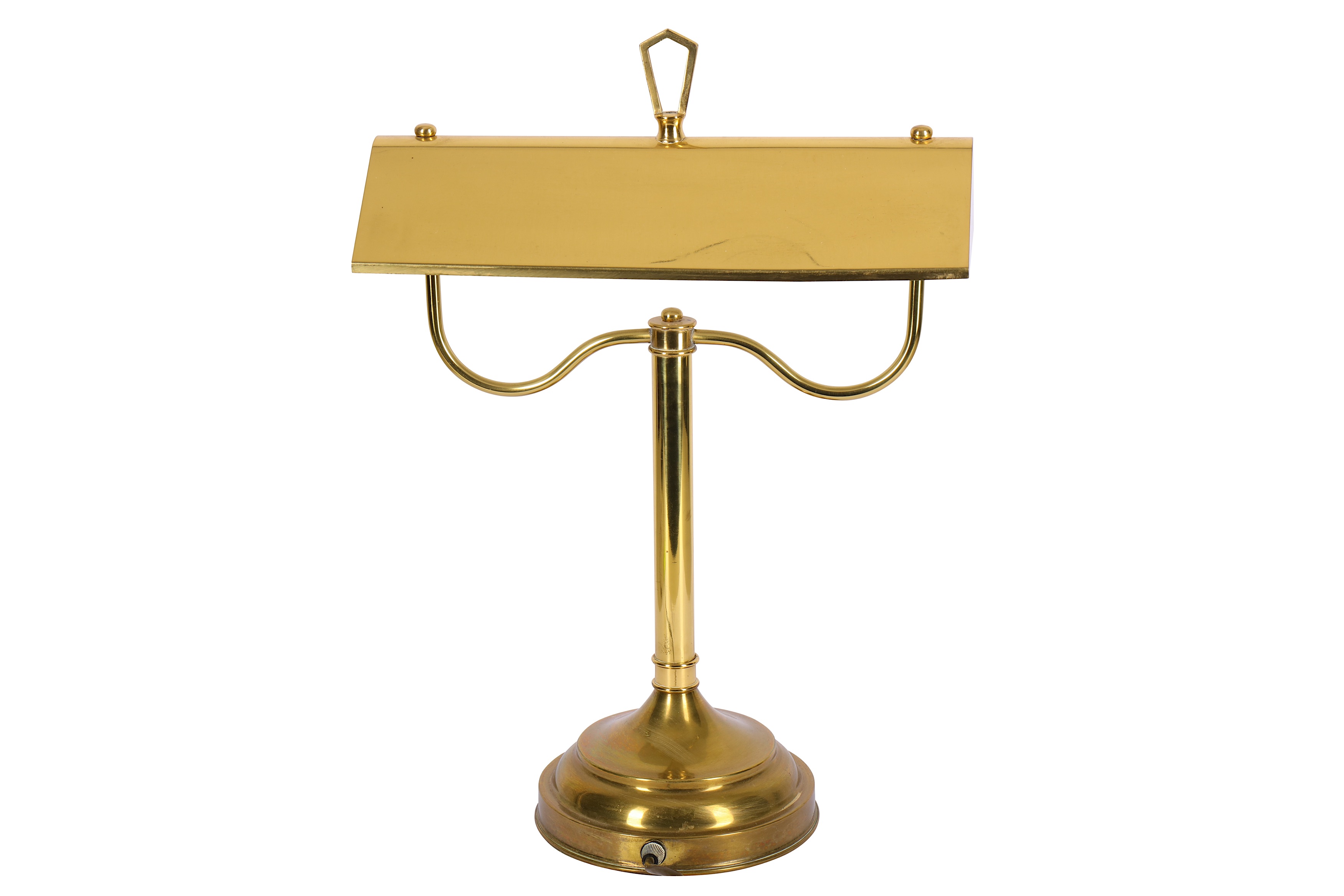 A French Empire style brass desk lamp - Image 2 of 2