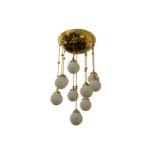 A contemporary Viennese Koloman Moser Chandelier,