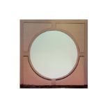 A square frameless mirror