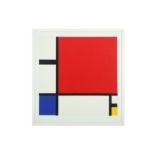 AFTER PIET MONDRIAN (DUTCH 1872-1944) Composition with Red Blue and Yellow Lithograph printed in
