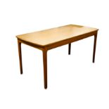 A 1970's Danish mahogany coffee table