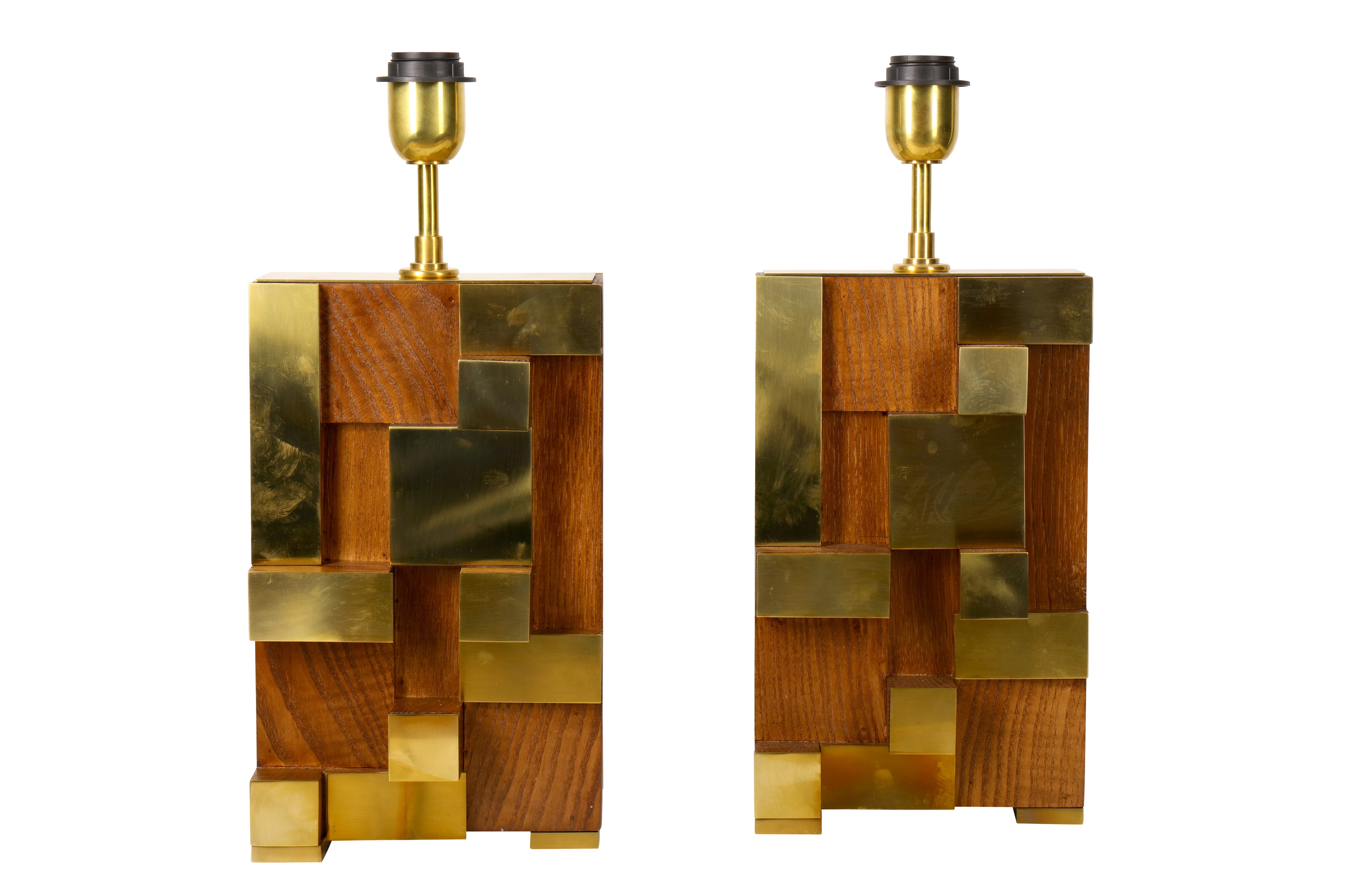 A pair of table lamps, 1970s,
