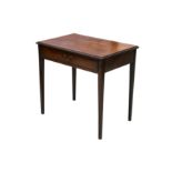 An early 19th Century mahogany side table