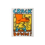 Keith Haring (American, 1958-1990), 'Crack Down'