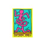 Keith Haring (American, 1958-1990), 'Montreux Jazz Festival, 1983 (Yellow)'