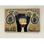 § Alec Monopoly (American, b.1986), 'Monopoly Lifting Bag'