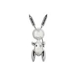 After Jeff Koons, 'Silver Rabbit'