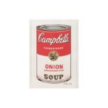 Andy Warhol (American, b.1923), 'Campbell’s Soup - Onion'