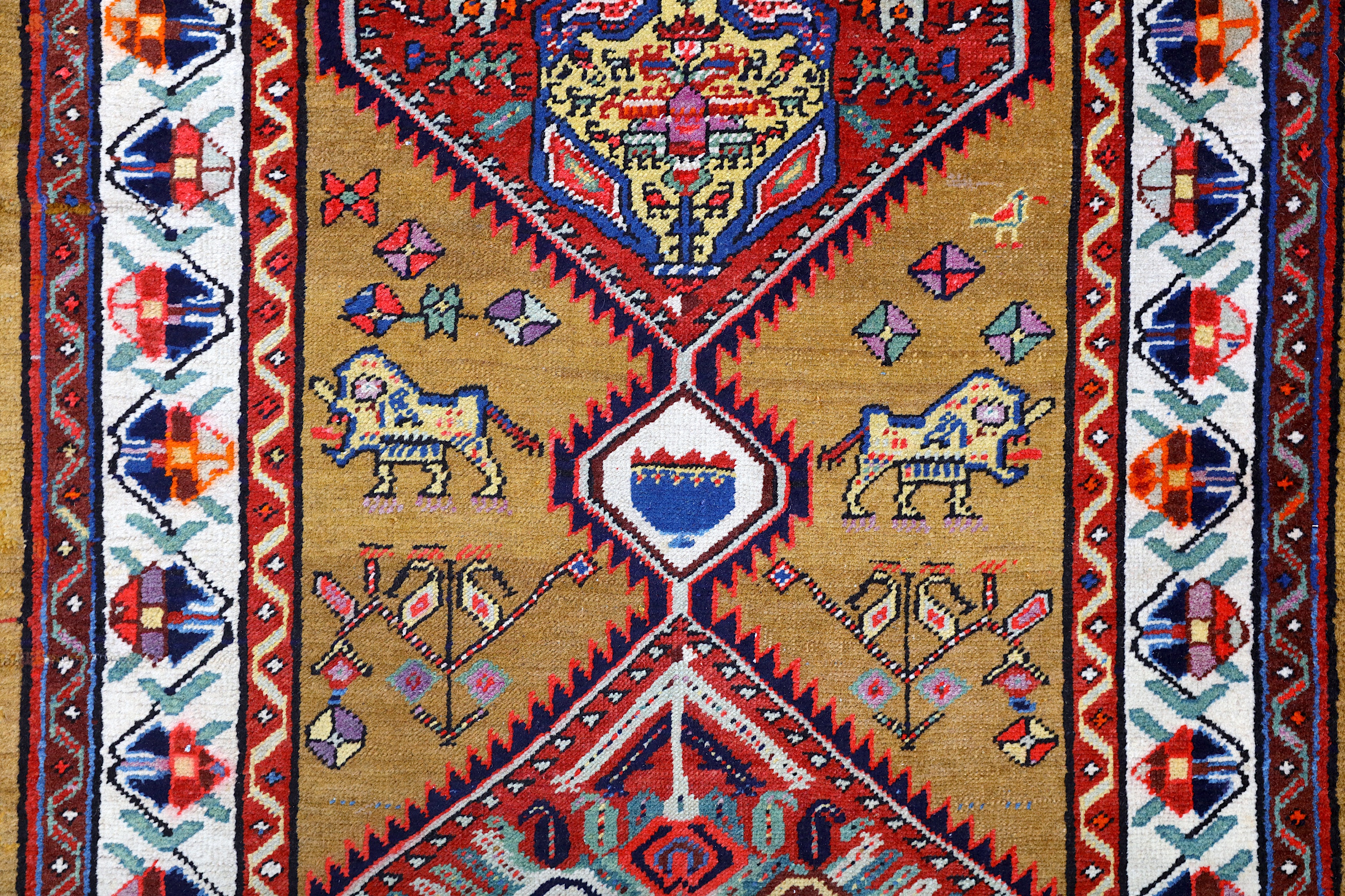 AN ANTIQUE SERAB RUNNER, NORTH-WEST PERSIA - Image 3 of 7