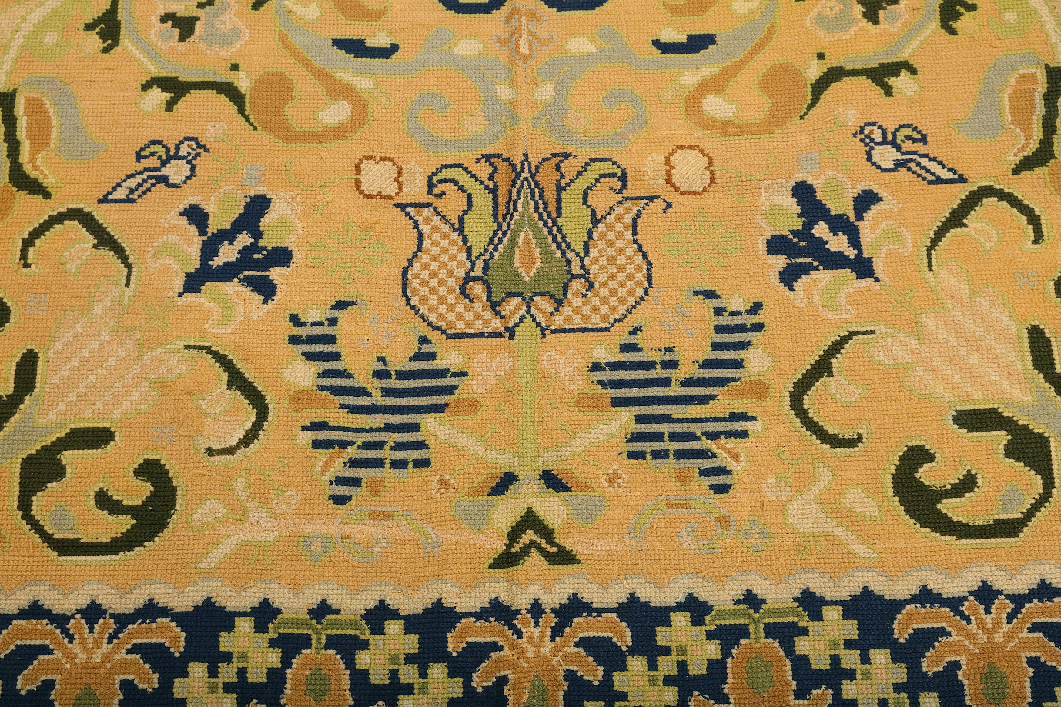 A PORTUGUESE NEEDLEPOINT CARPET - Image 4 of 6