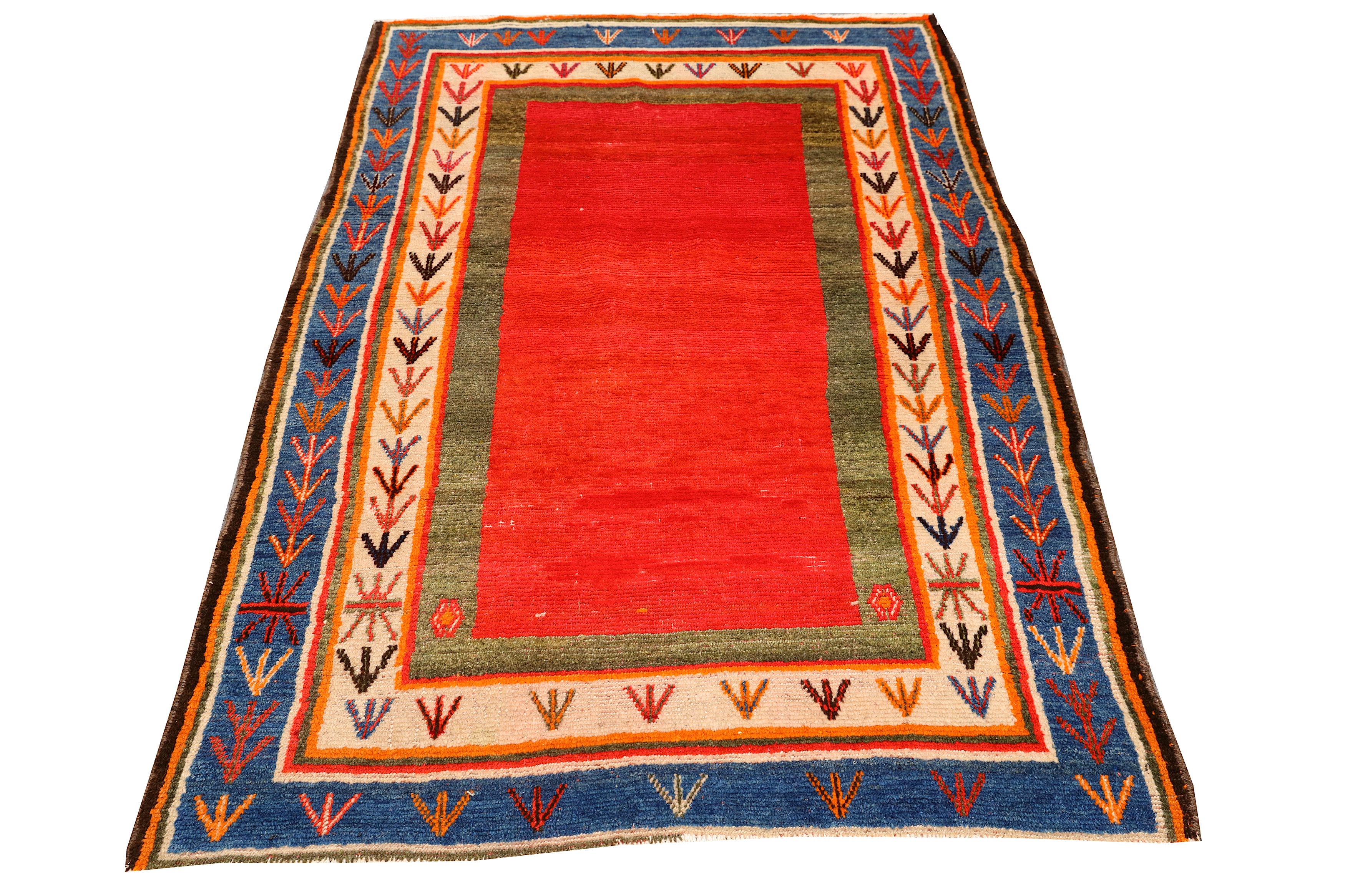 AN UNUSUAL GABBEH RUG, SOUTH-WEST PERSIA - Image 3 of 8