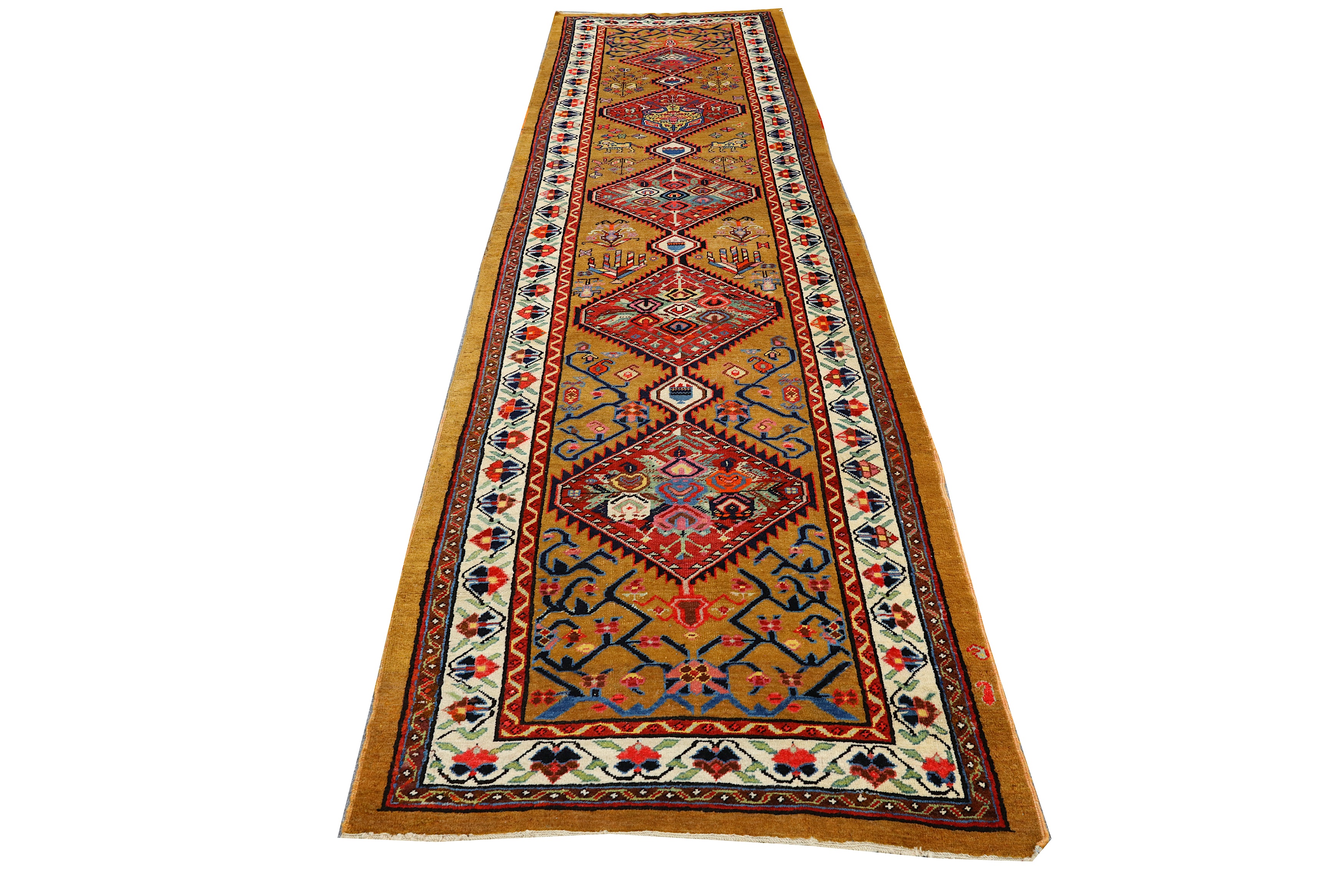 AN ANTIQUE SERAB RUNNER, NORTH-WEST PERSIA - Image 2 of 7