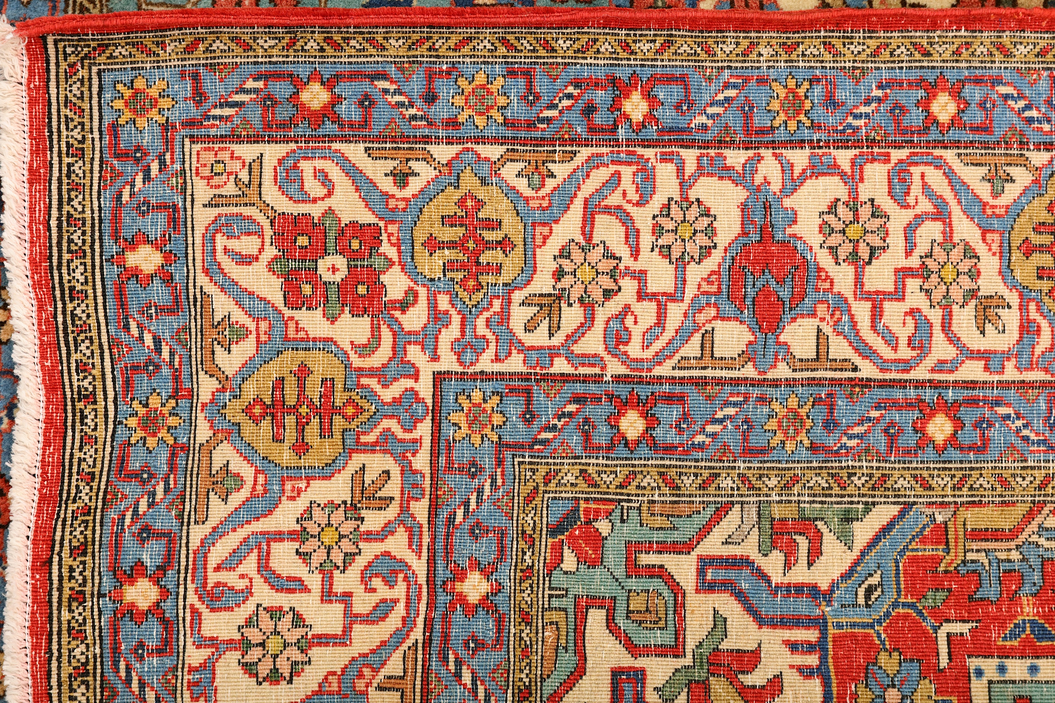 A FINE QUM RUG, CENTRAL PERSIA - Image 7 of 7