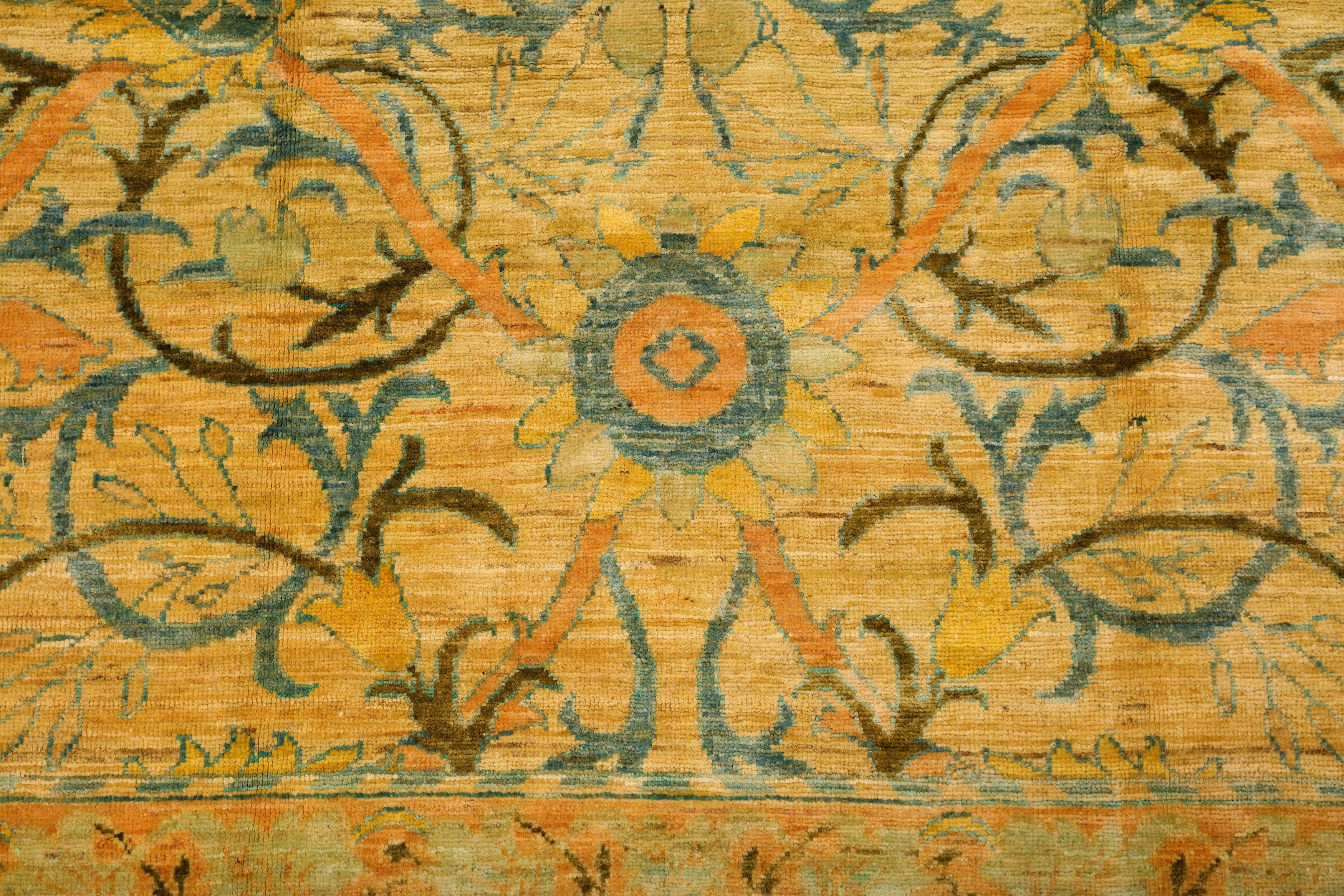 A FINE ARTS & CRAFTS DESIGN CARPET - Image 4 of 7