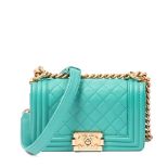 Chanel Green Small Boy Bag