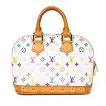 Takashi Murakami X Louis Vuitton Multicolore Monogram Alma PM