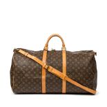 Louis Vuitton Monogram Keepall Bandouliere 60