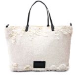 Valentino Garavani White Sequinned Tote