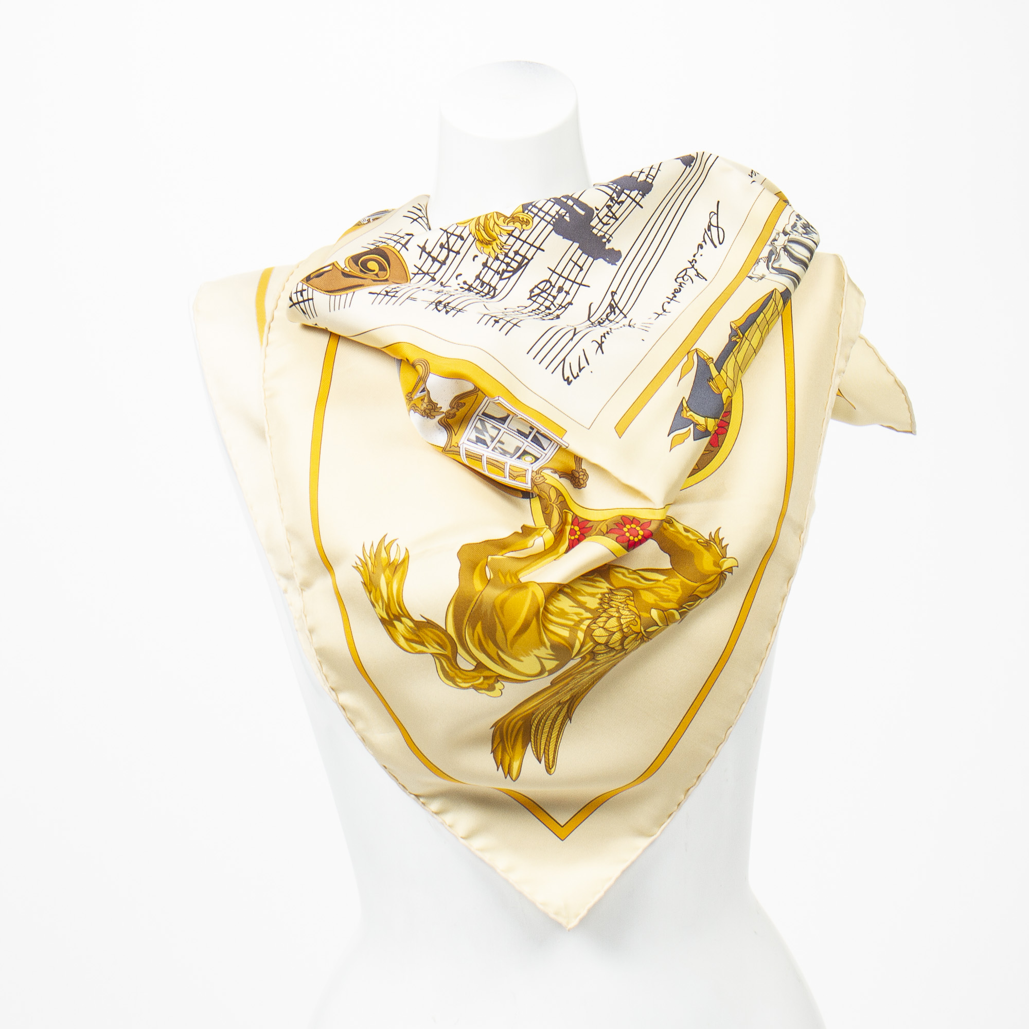 Hermes 'Salzburg' Silk Scarf - Image 2 of 2