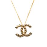 Chanel Coco Logo Pendant Necklace
