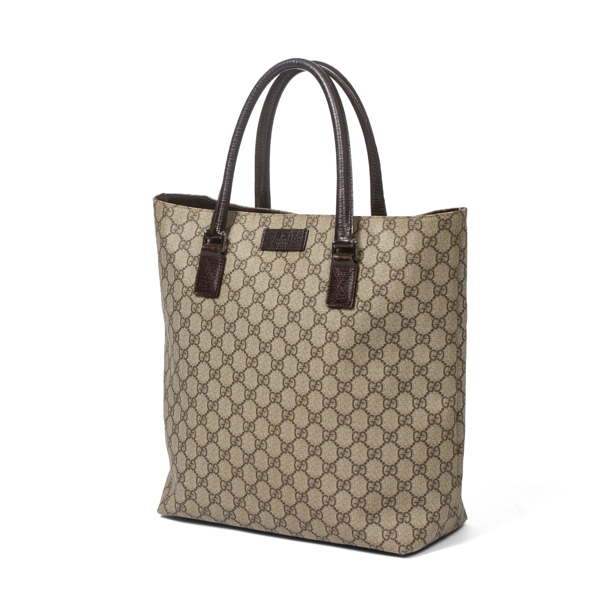 Gucci Beige Supreme Monogram Canvas Tote - Image 5 of 5