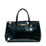 Louis Vuitton Dark Green Monogram Vernis Wilshire PM